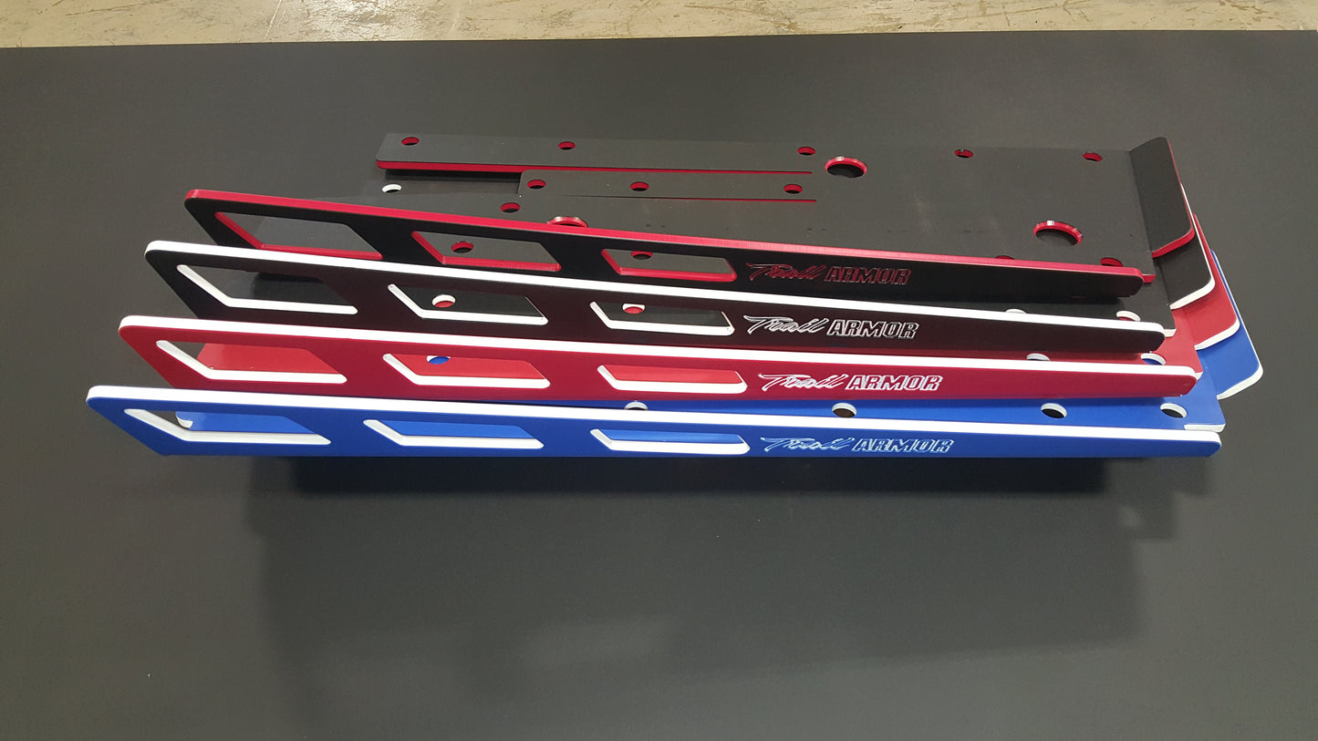 Trail Armor Polaris RZR Trail, Trail S 900 and Trail S 1000 Full Skids with Slider Nerfs or Trimmed for Polaris Kick Out Steel Rock Sliders 2021 - 2026