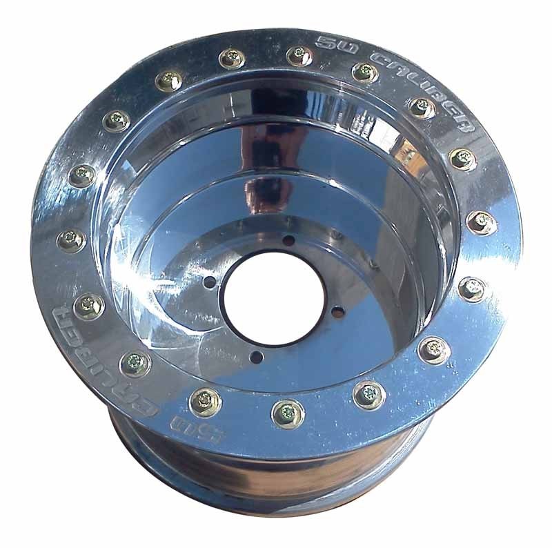 12x8 Beadlock wheel 4x137mm .190 4/4 polished