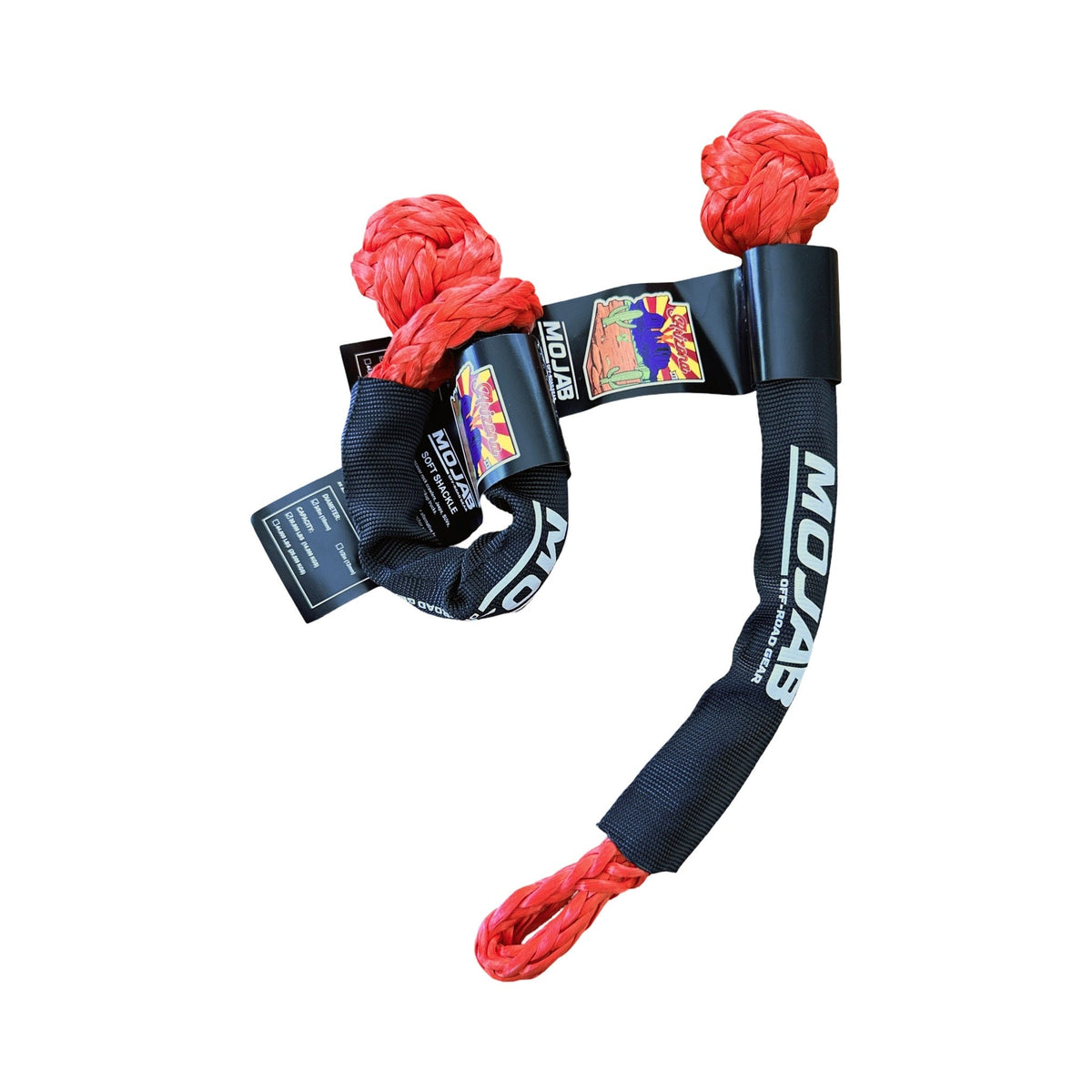 Soft Shackle 3/8’’ x 14’’ with sleeve (Set of 2 Shackles) (Lifetime Warranty)
