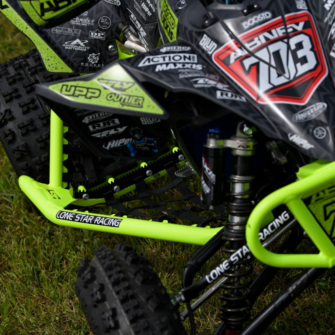 Yamaha YFZ450R/YFZ450X DC-PRO GEN III Nerf Bars W/Built in Heel Guards