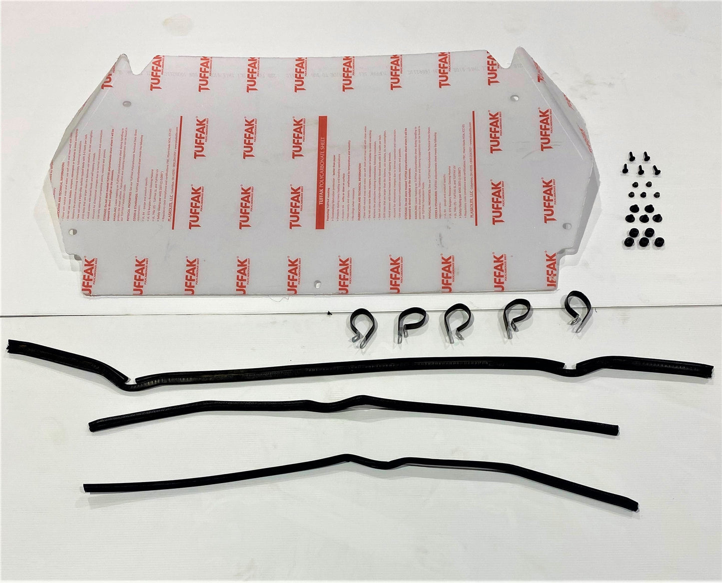 Trail Armor Kawasaki KRX 1000 (Special, Trail, eS, Blackout, Rock Editions) Rear Window Dust Shield Kit 2020 - 2026