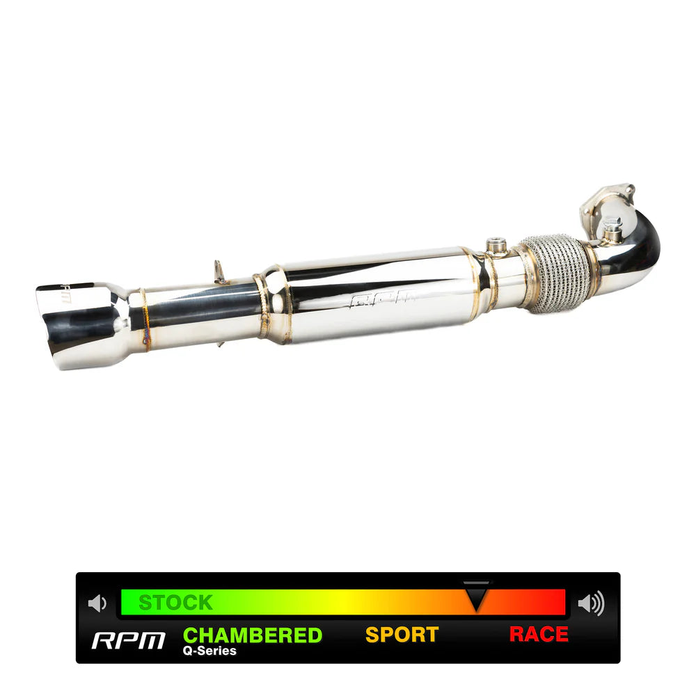 RPM Turbo RZR Desert Series 3" Full Stainless Exhaust System Turbo R/Pro S & Pro XP