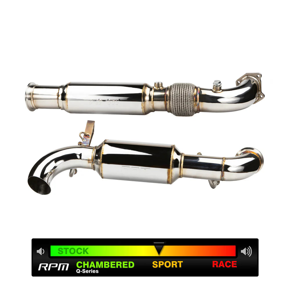 RPM RZR Pro XP & Turbo R/Pro S FULL 3" Exhaust - RPM Monster Core 3" Muffler & Mid Pipe