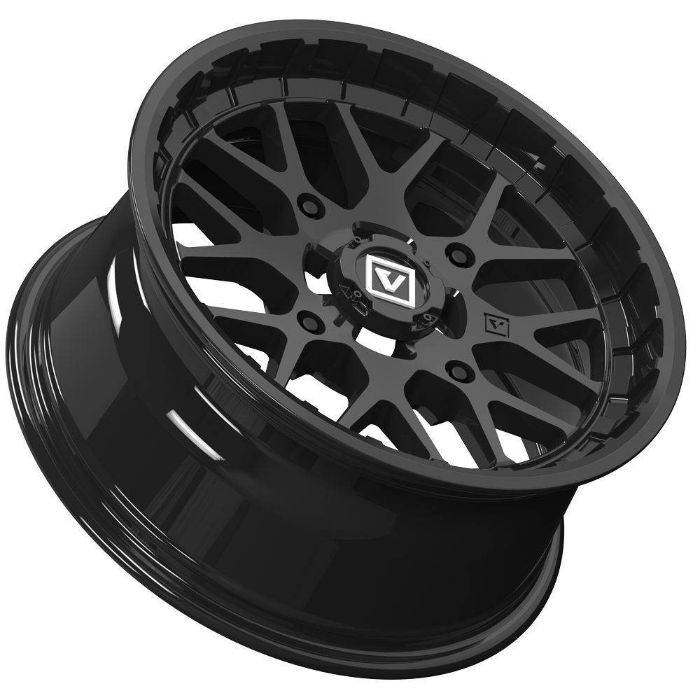 V03 14X7 +25MM 4X156 GLOSS BLACK