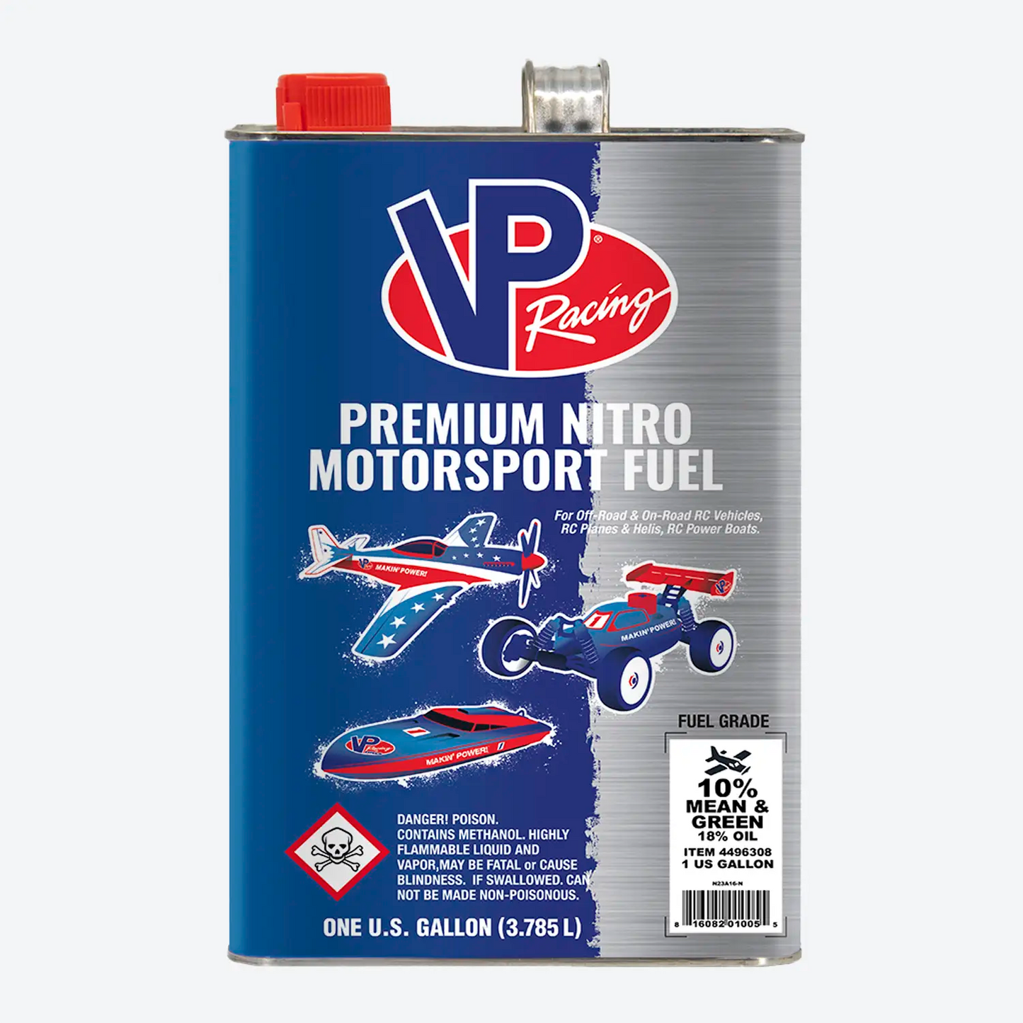 VP 10% Mean & Green 18% Oil - RC Plane Nitro Fuel