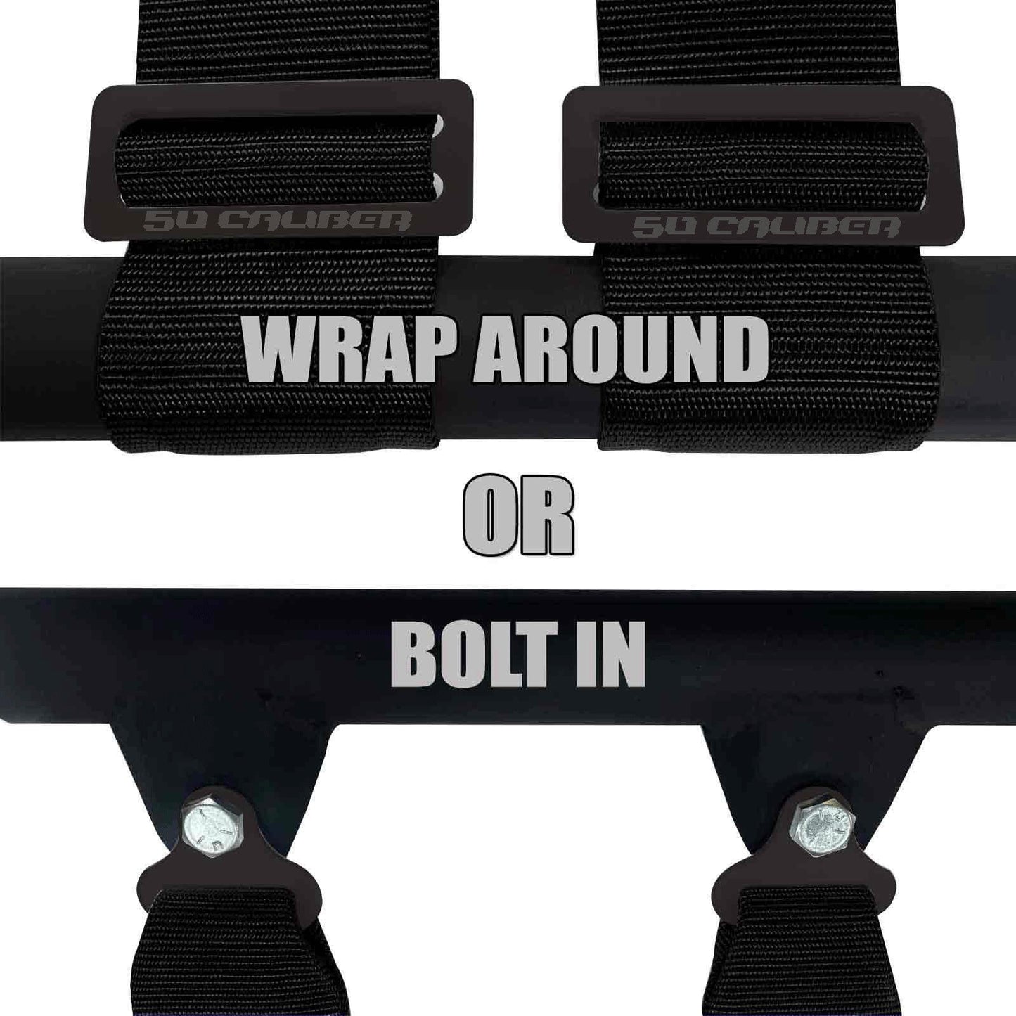 2" & 3" 4 point Harness with push button release
