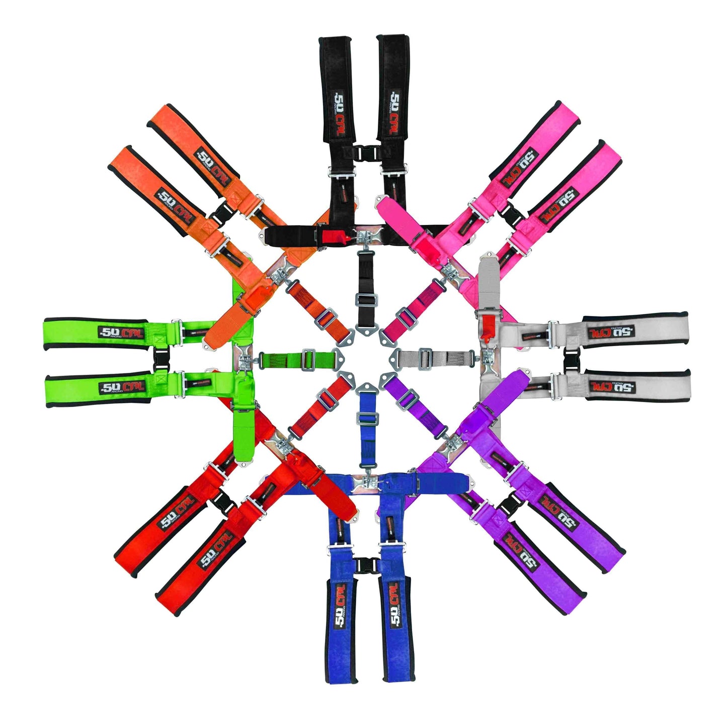 2" 5 point Harness 50 Caliber Racing Harness