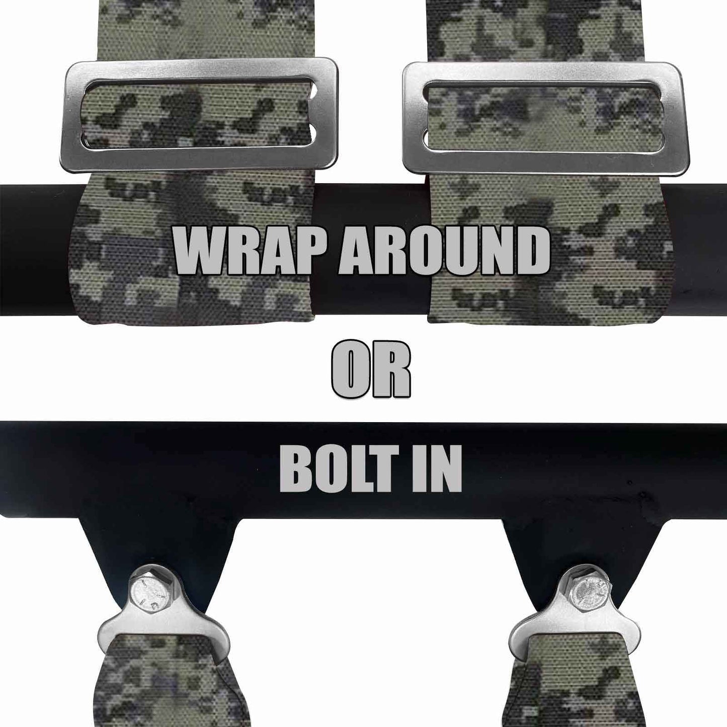 3" 4 point Harness Seat Belt 50 Caliber Racing