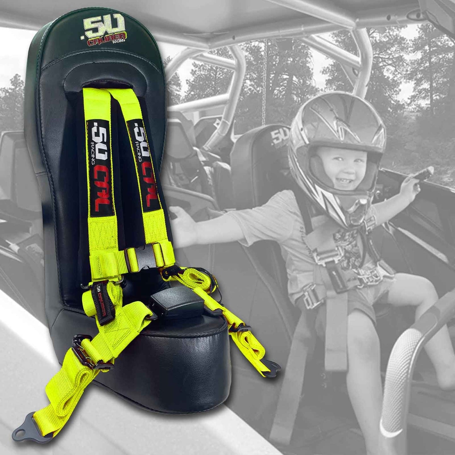 Kawasaki Teryx4 Rear Bump Seat & Safety Harness