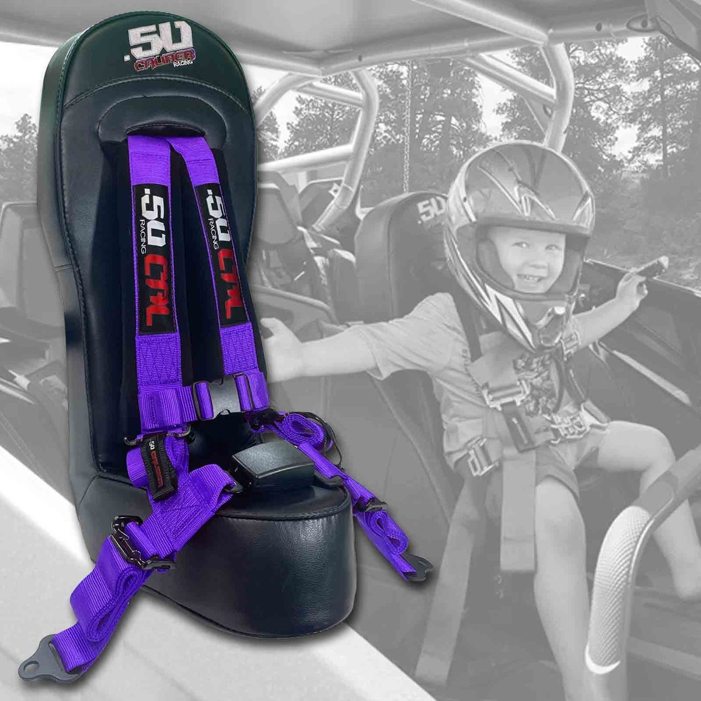 Polaris General Bump Seat with Harness
