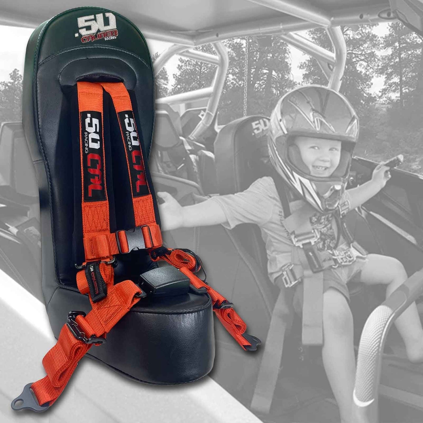 RZR PRO XP 4 Rear Bump Seat & Safety Harness