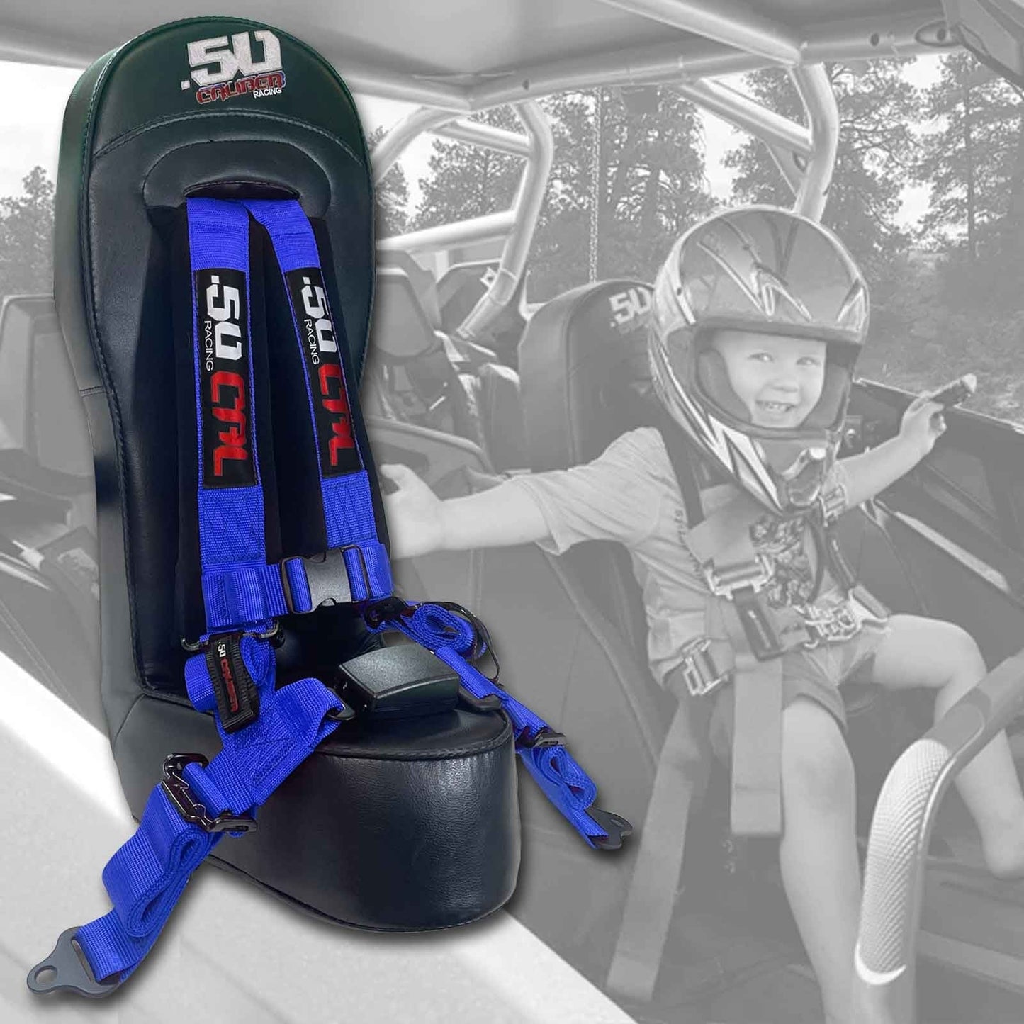RZR PRO XP 4 Rear Bump Seat & Safety Harness