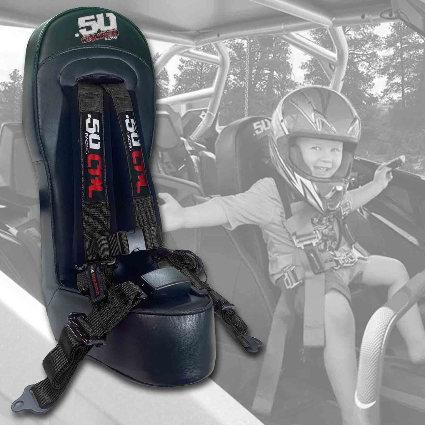 RZR PRO XP 4 Rear Bump Seat & Safety Harness