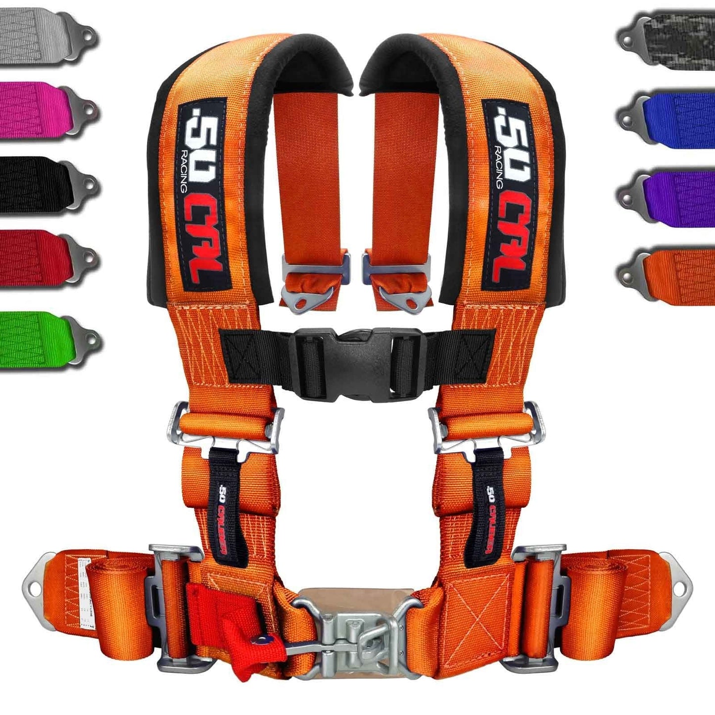3" 4 point Harness Seat Belt 50 Caliber Racing
