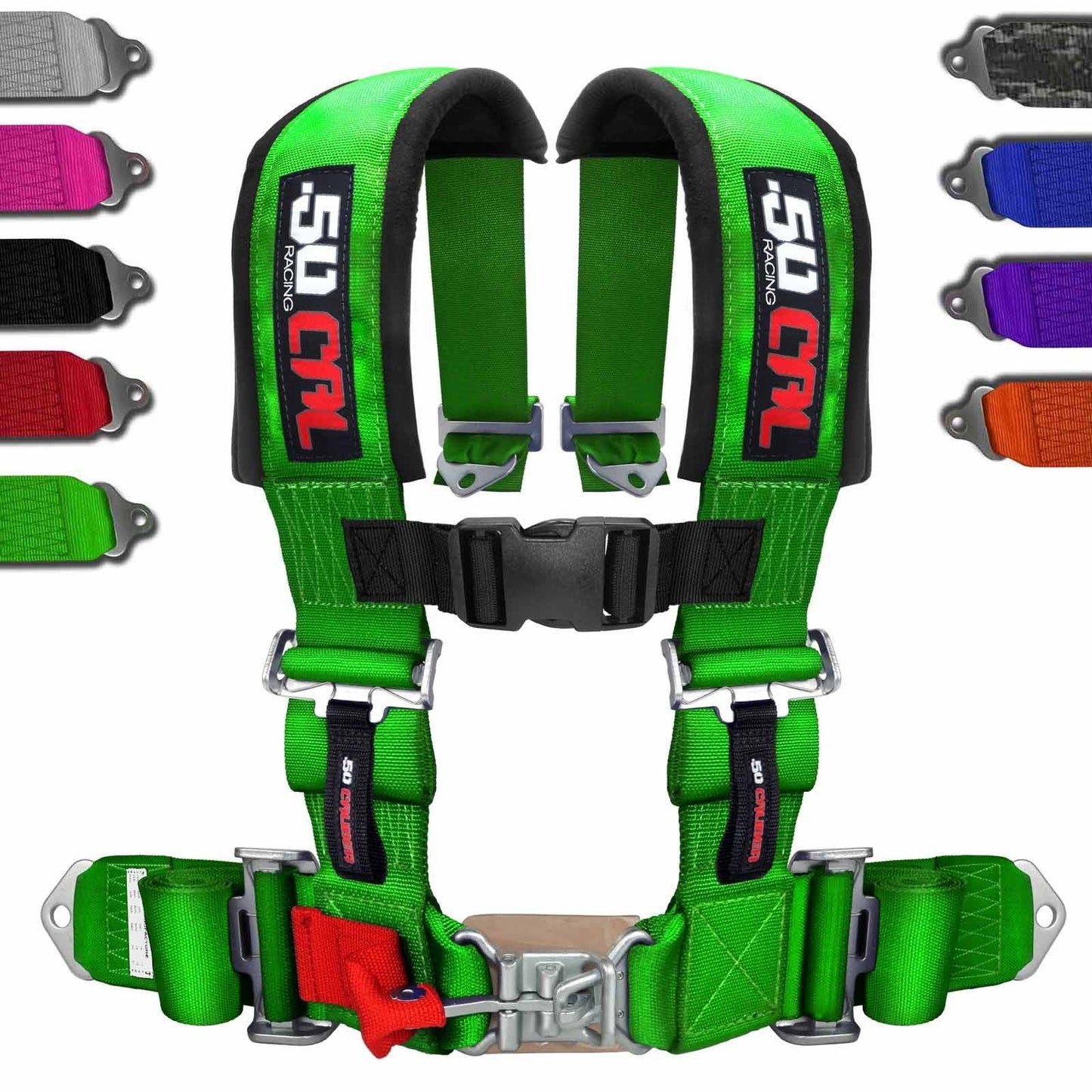 3" 4 point Harness Seat Belt 50 Caliber Racing