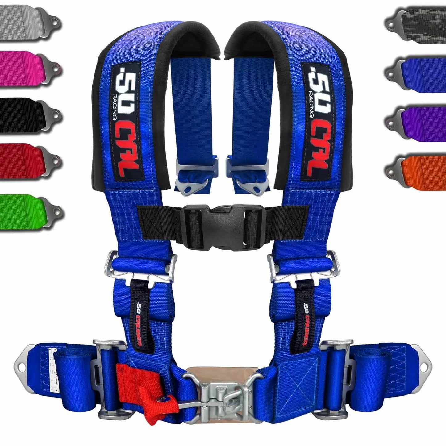 3" 4 point Harness Seat Belt 50 Caliber Racing