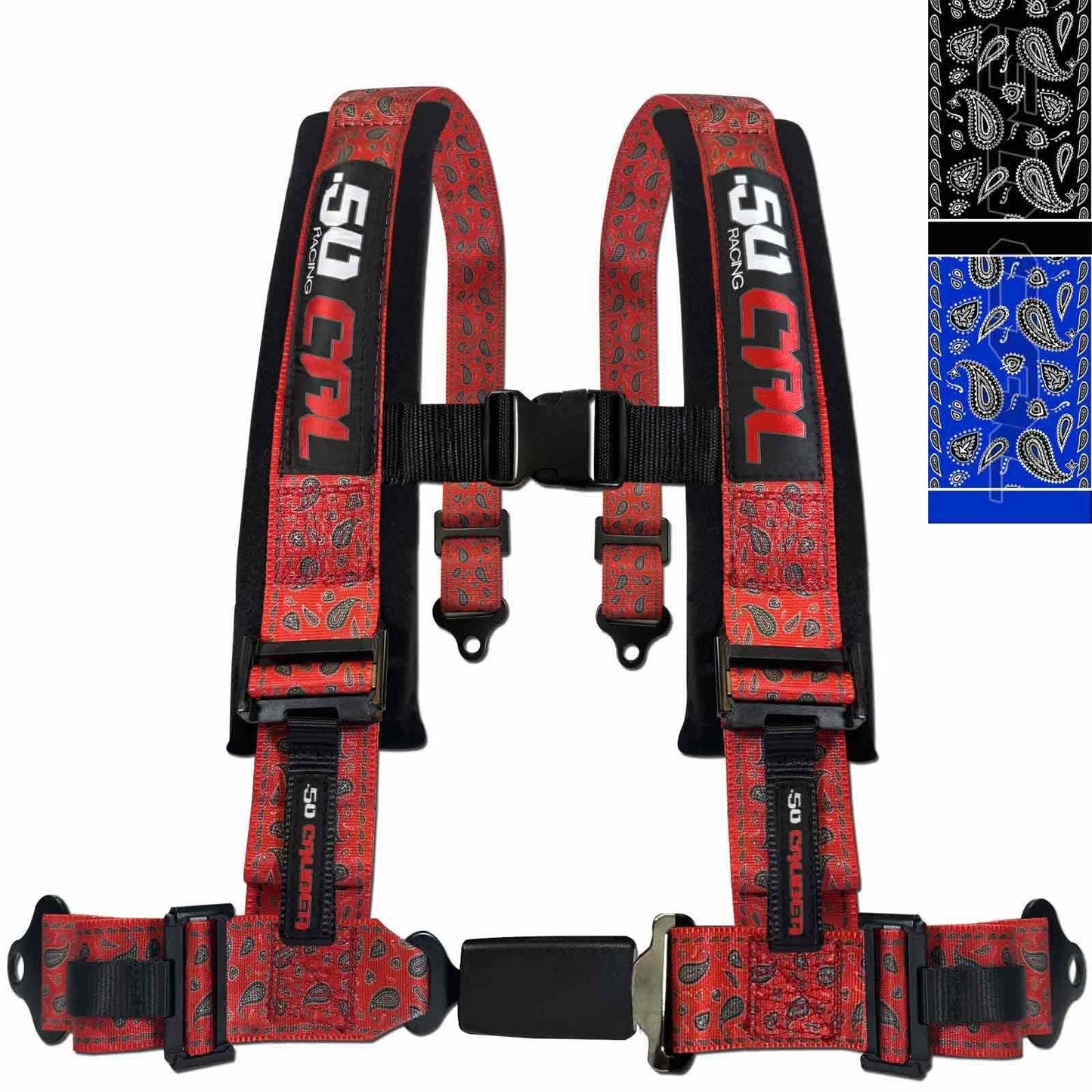 2" & 3" 4 point Harness with push button release "Elite Series"