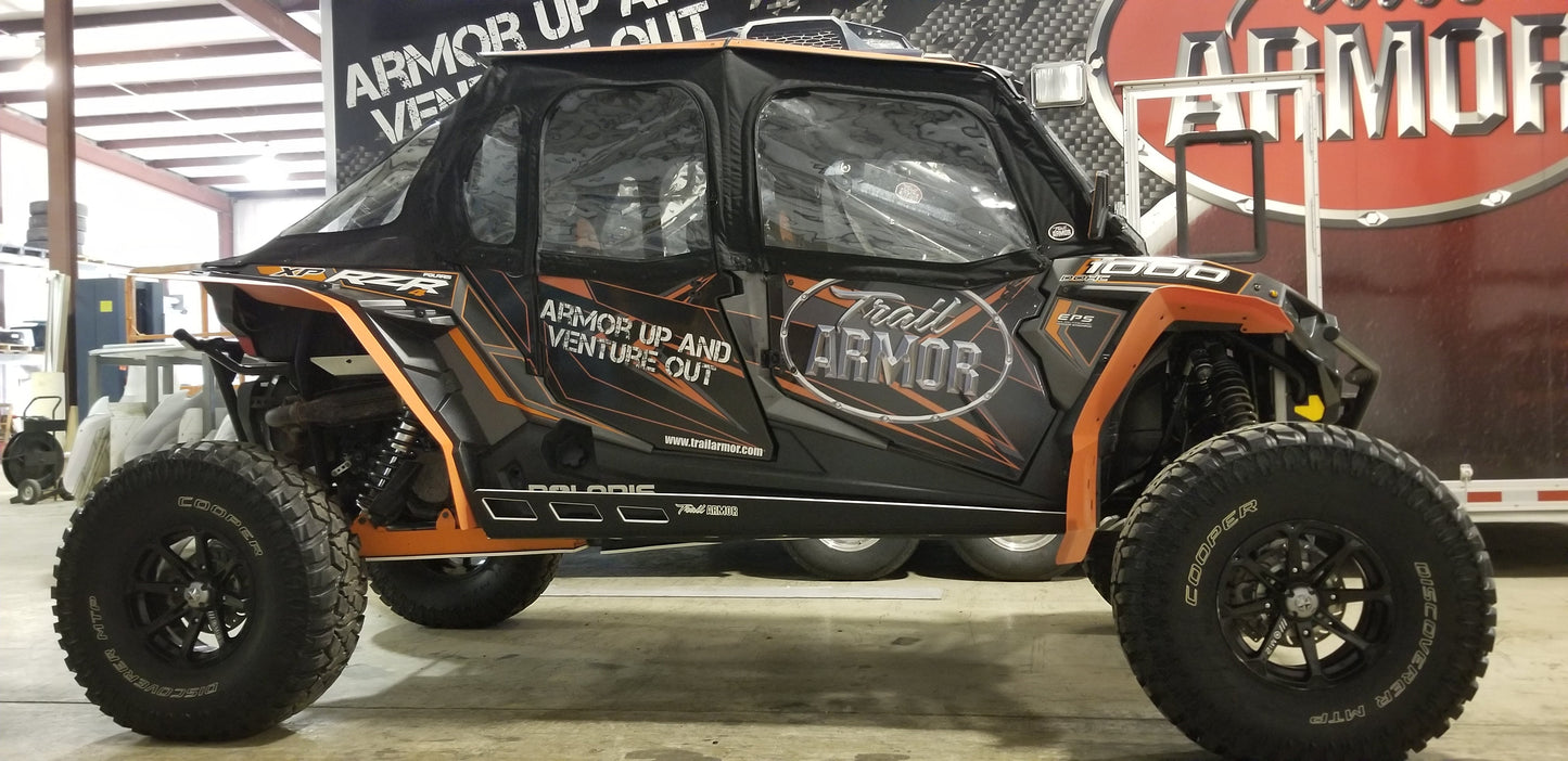 Trail Armor RZR S 900, RZR S 900 EPS, RZR 900 XC, RZR 4 900 EPS, RZR S 1000 and RZR 1000S4 Mud Flap Fender Extensions