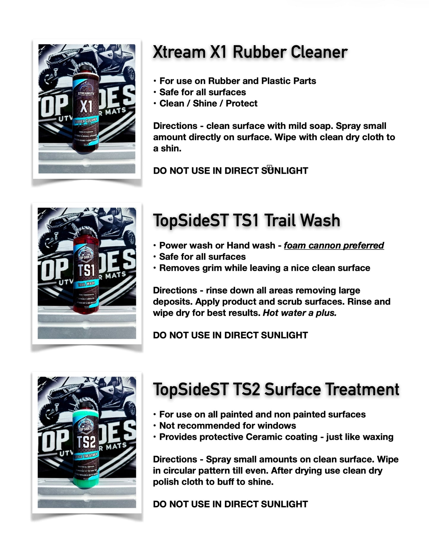 X1 Xtream Mat Cleaner & Conditioner