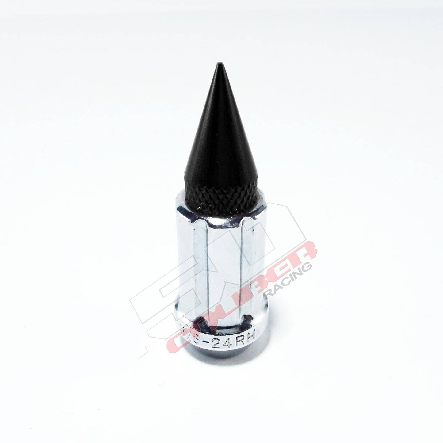 3/8 x 24 Chrome Spiked Lug Nuts Anodized - 16 Pack