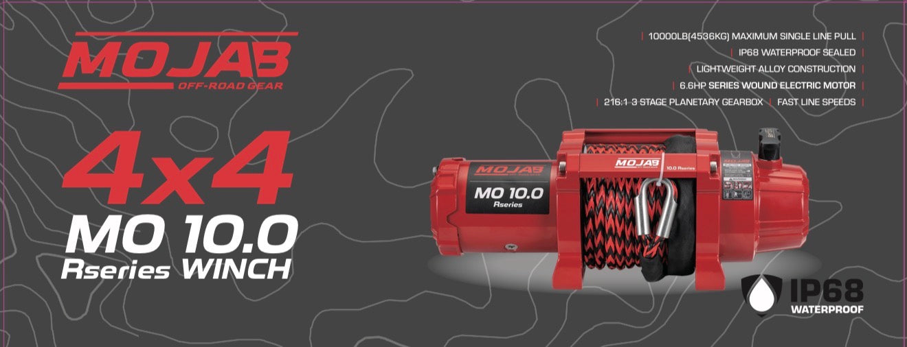 MOJAB MO10.0 R-Series 10,000 lb Off-Road Winch