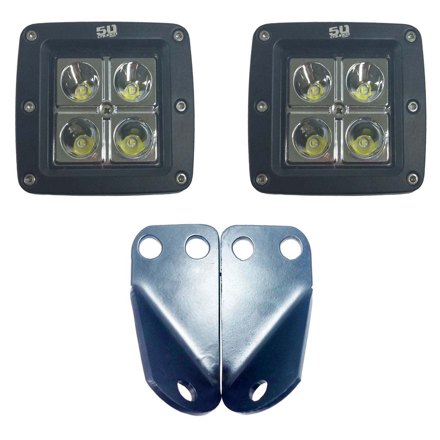A-Pillar Pod Light Mount Brackets for Yamaha YXZ1000R