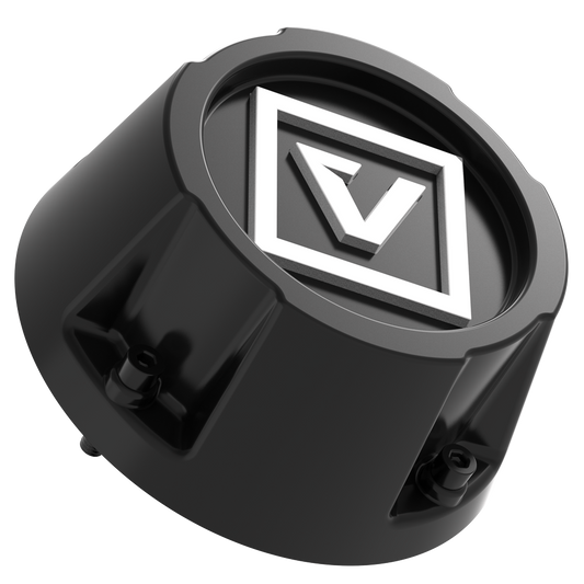 VCAP1 TALL CAP WHITE LOGO 35MM SATIN BLACK