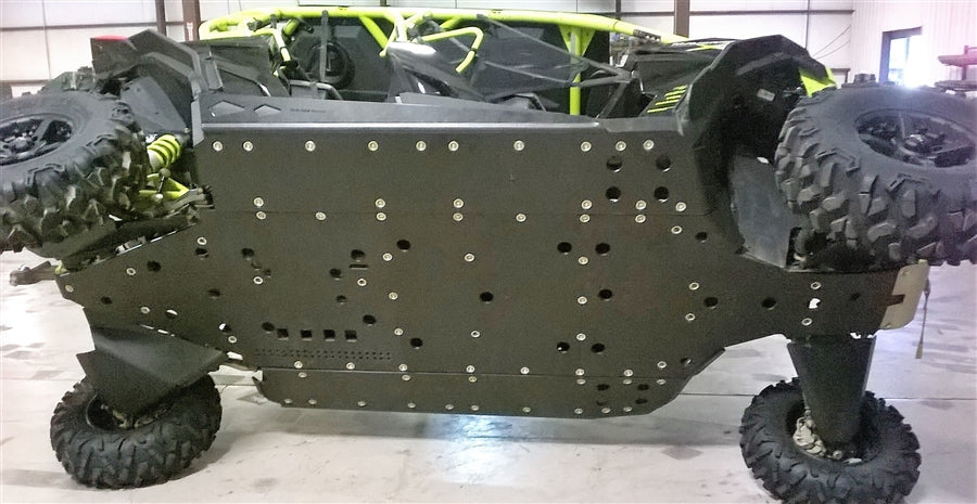 Trail Armor Can Am Maverick Max X DS 1000R Turbo, Can Am Maverick Max X RS 1000R Turbo, Can Am Maverick Max Turbo Full Skids with Integrated Slider Nerfs 2015 - 2018