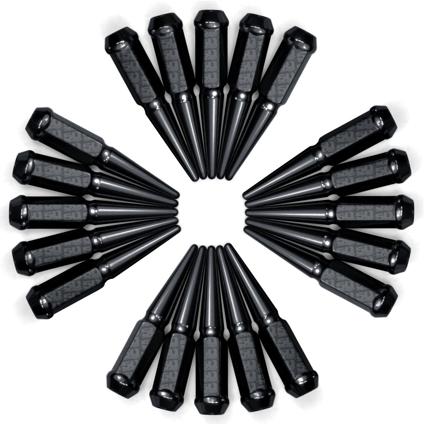 9/16 Extended Spike Lug Nuts - 60 Degree Taper Seat