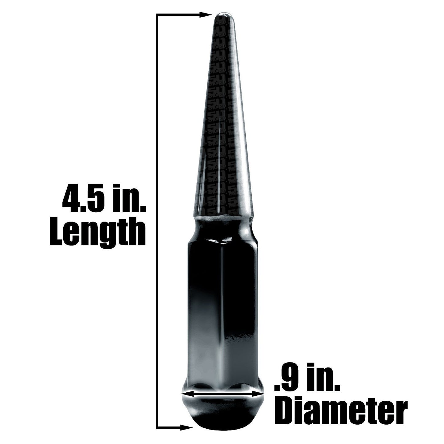 9/16 Extended Spike Lug Nuts - 60 Degree Taper Seat