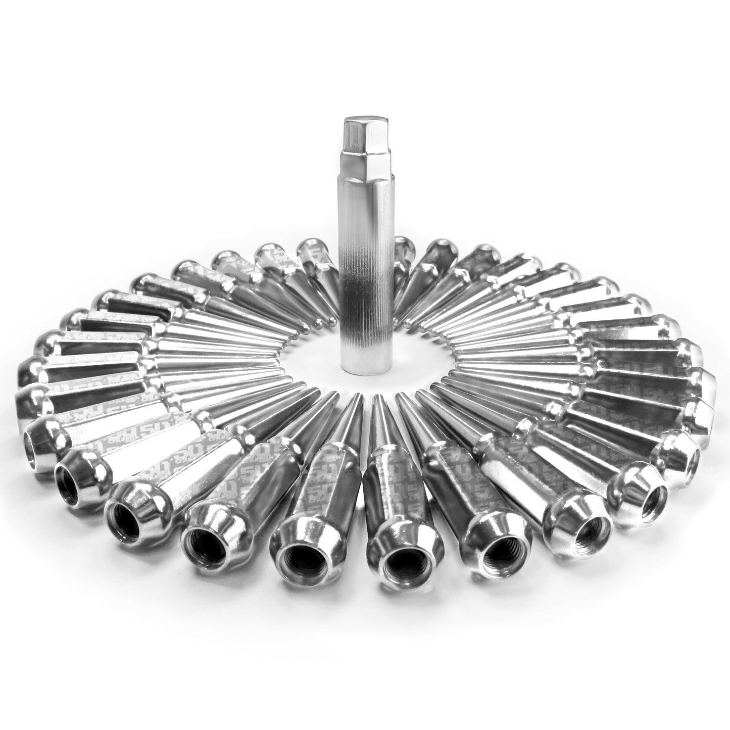 14x1.5mm Extended Spike Lug Nuts - 60 Degree Taper Seat