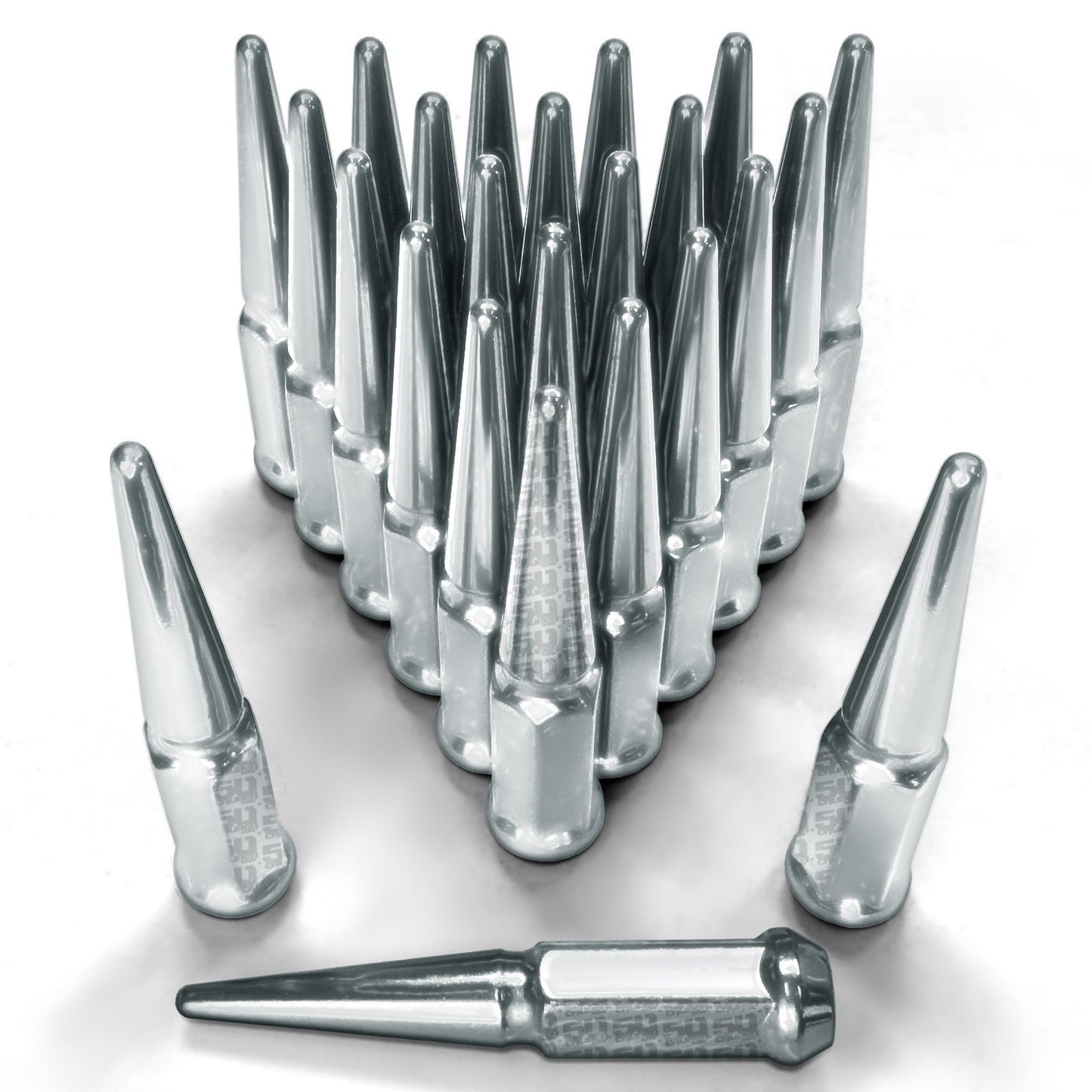 14x1.5mm Extended Spike Lug Nuts - 60 Degree Taper Seat