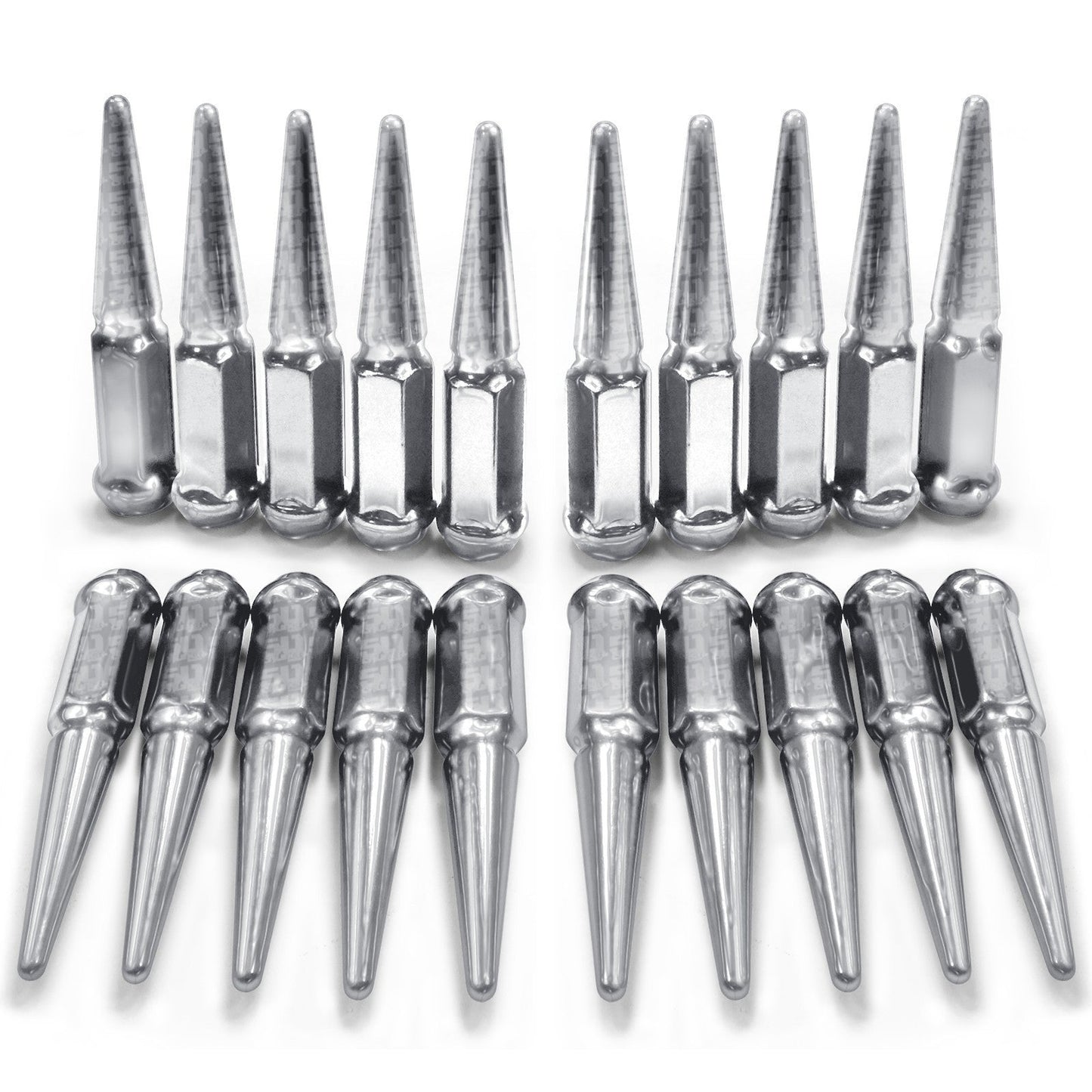 14x1.5mm Extended Spike Lug Nuts - 60 Degree Taper Seat