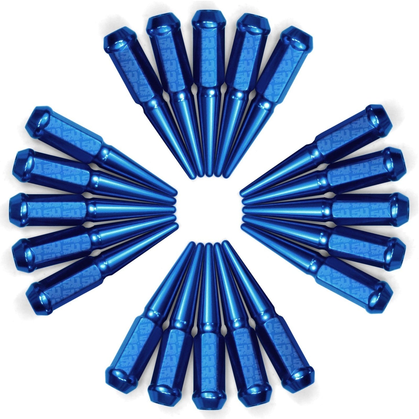 14x1.5mm Extended Spike Lug Nuts - 60 Degree Taper Seat