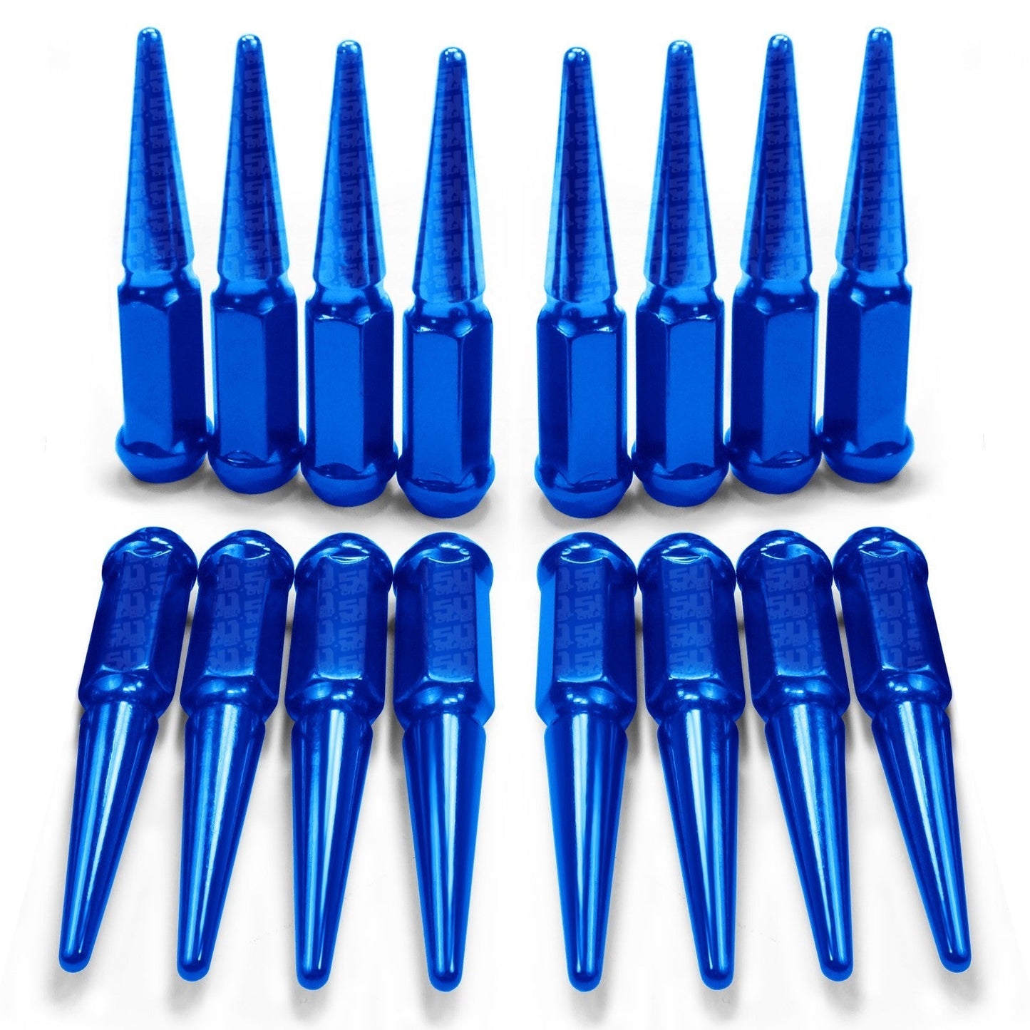 12x1.25mm Extended Spike Lug Nuts - 60 Degree Taper Seat