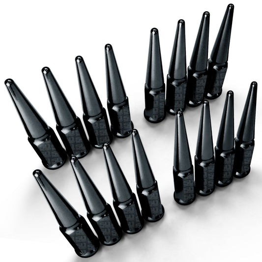 12x1.25mm Extended Spike Lug Nuts - 60 Degree Taper Seat