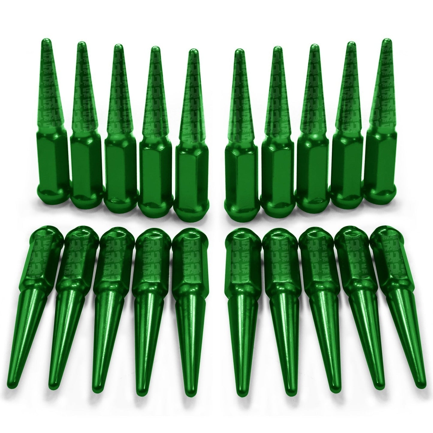 12x1.25mm Extended Spike Lug Nuts - 60 Degree Taper Seat