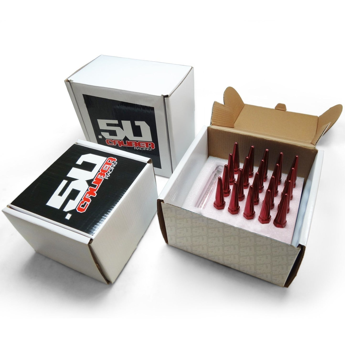 12x1.25mm Extended Spike Lug Nuts - 60 Degree Taper Seat