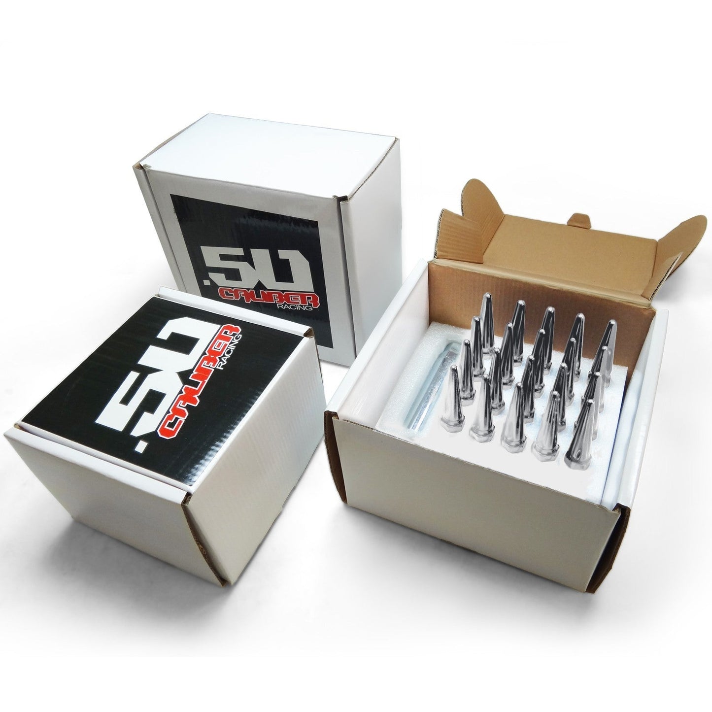 12x1.25mm Extended Spike Lug Nuts - 60 Degree Taper Seat