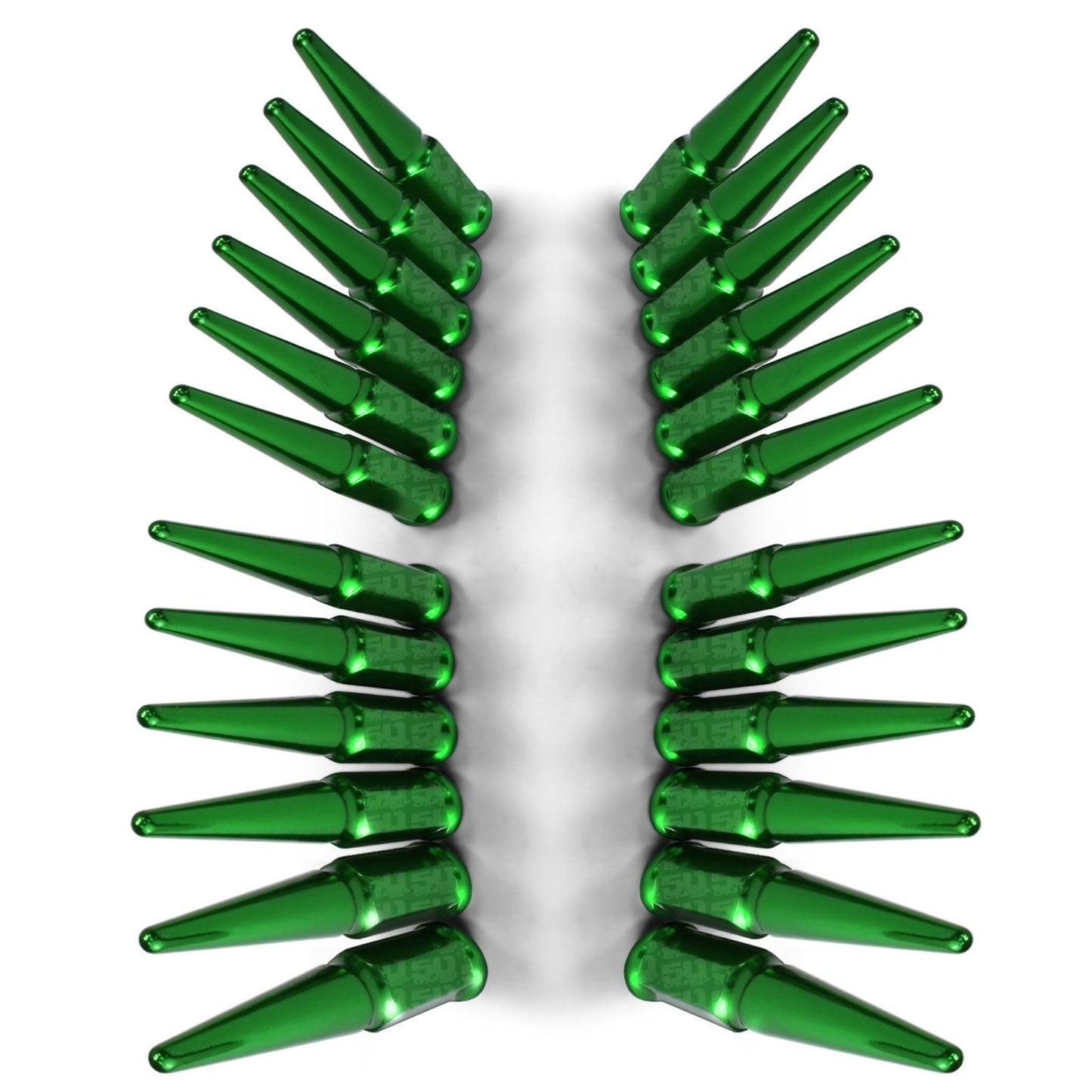 12x1.25mm Extended Spike Lug Nuts - 60 Degree Taper Seat