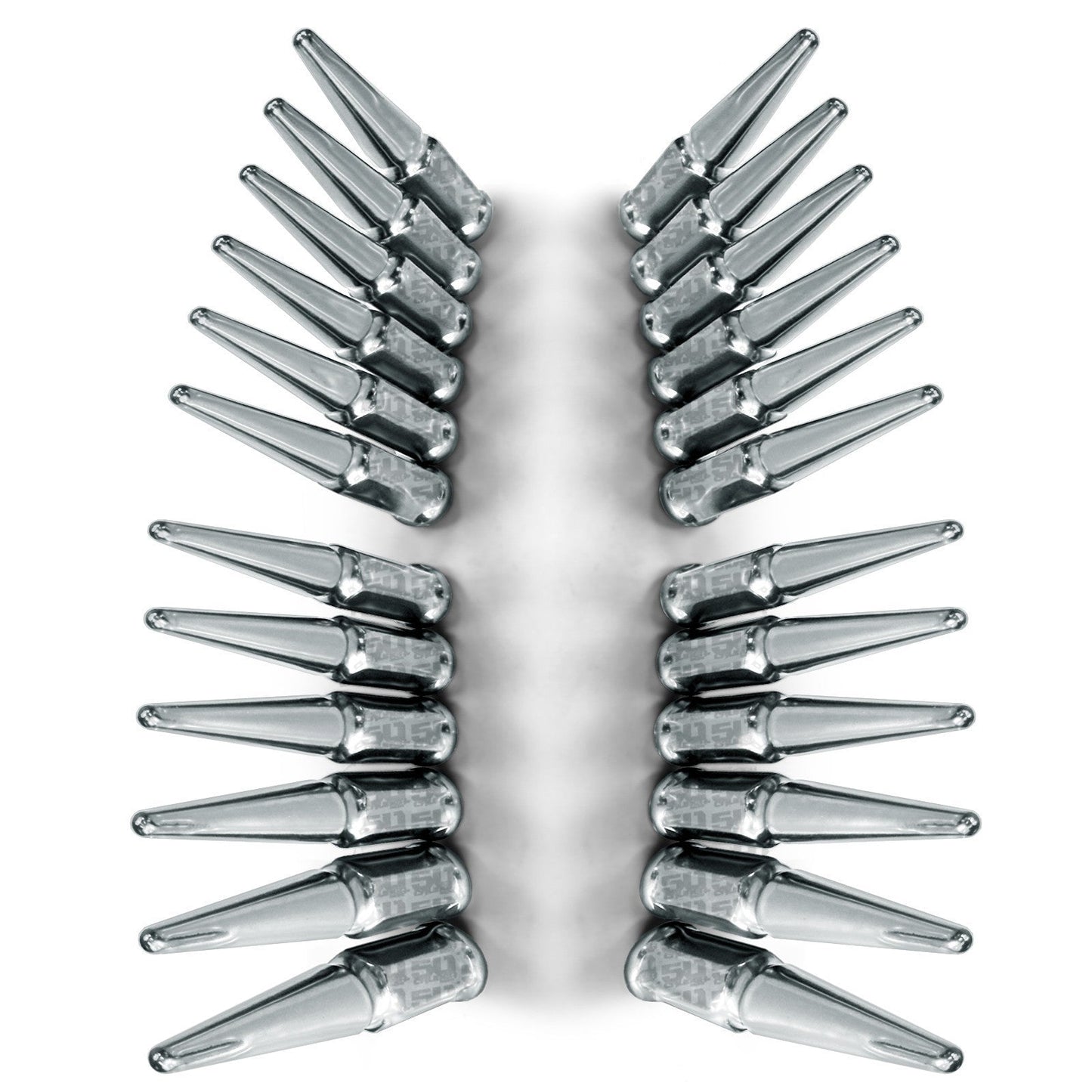 12x1.25mm Extended Spike Lug Nuts - 60 Degree Taper Seat