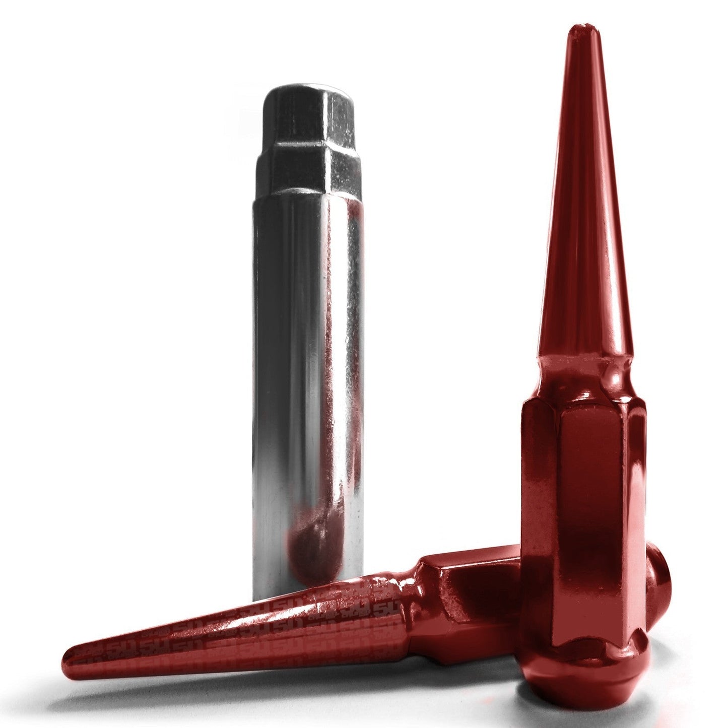 12x1.25mm Extended Spike Lug Nuts - 60 Degree Taper Seat