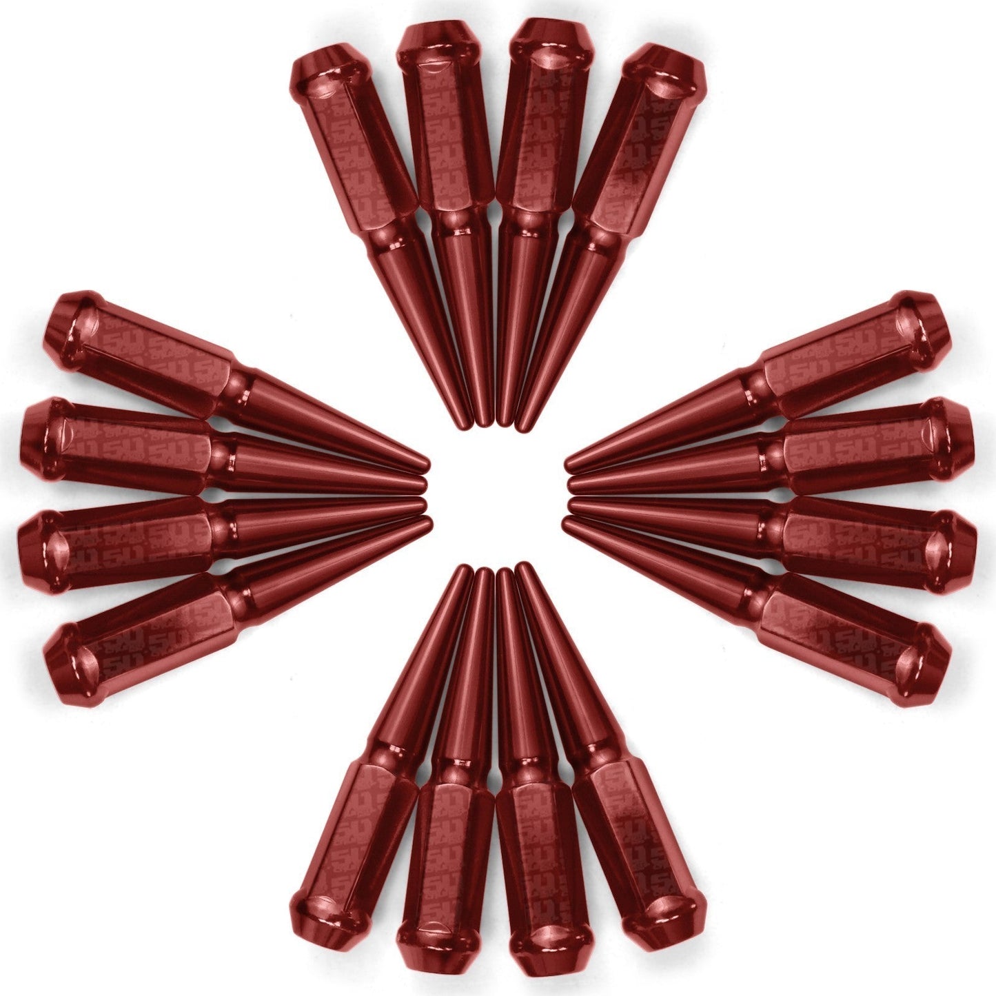 12x1.5mm Extended Spike Lug Nuts - 60 Degree Taper Seat