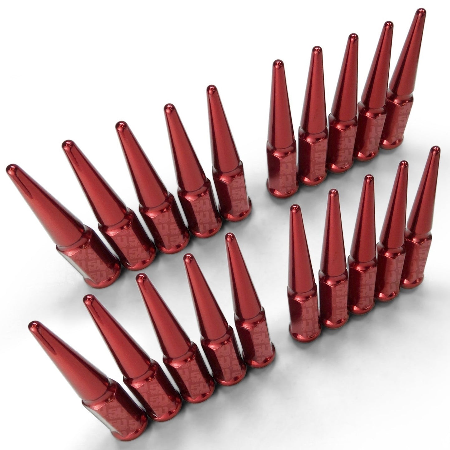 12x1.5mm Extended Spike Lug Nuts - 60 Degree Taper Seat