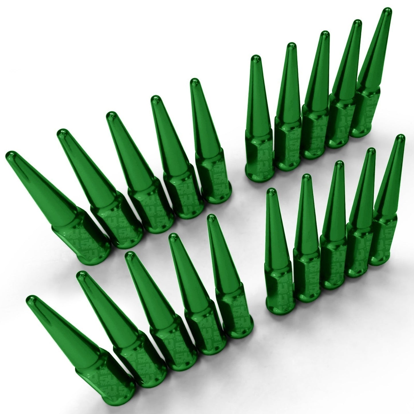 12x1.5mm Extended Spike Lug Nuts - 60 Degree Taper Seat