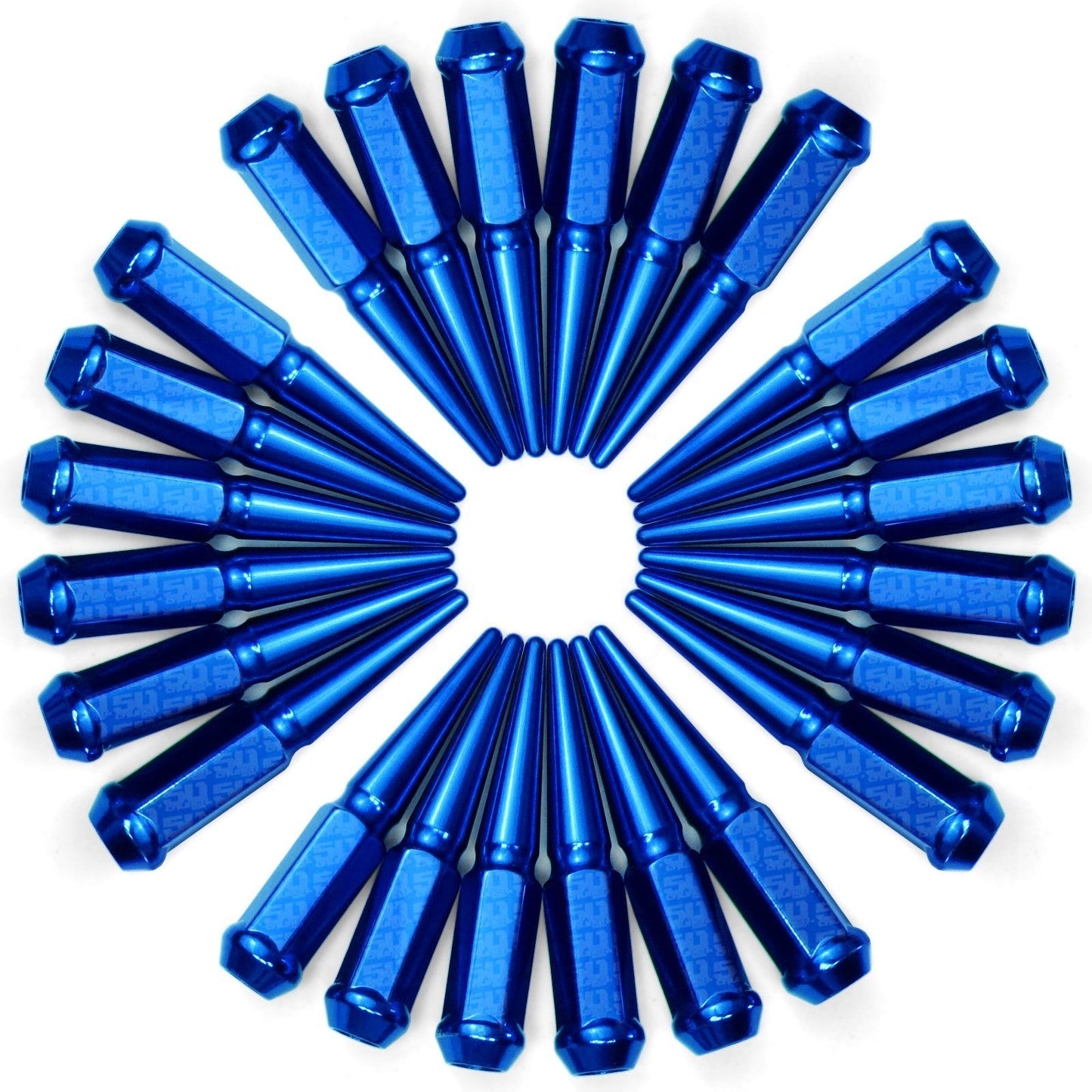 12x1.5mm Extended Spike Lug Nuts - 60 Degree Taper Seat
