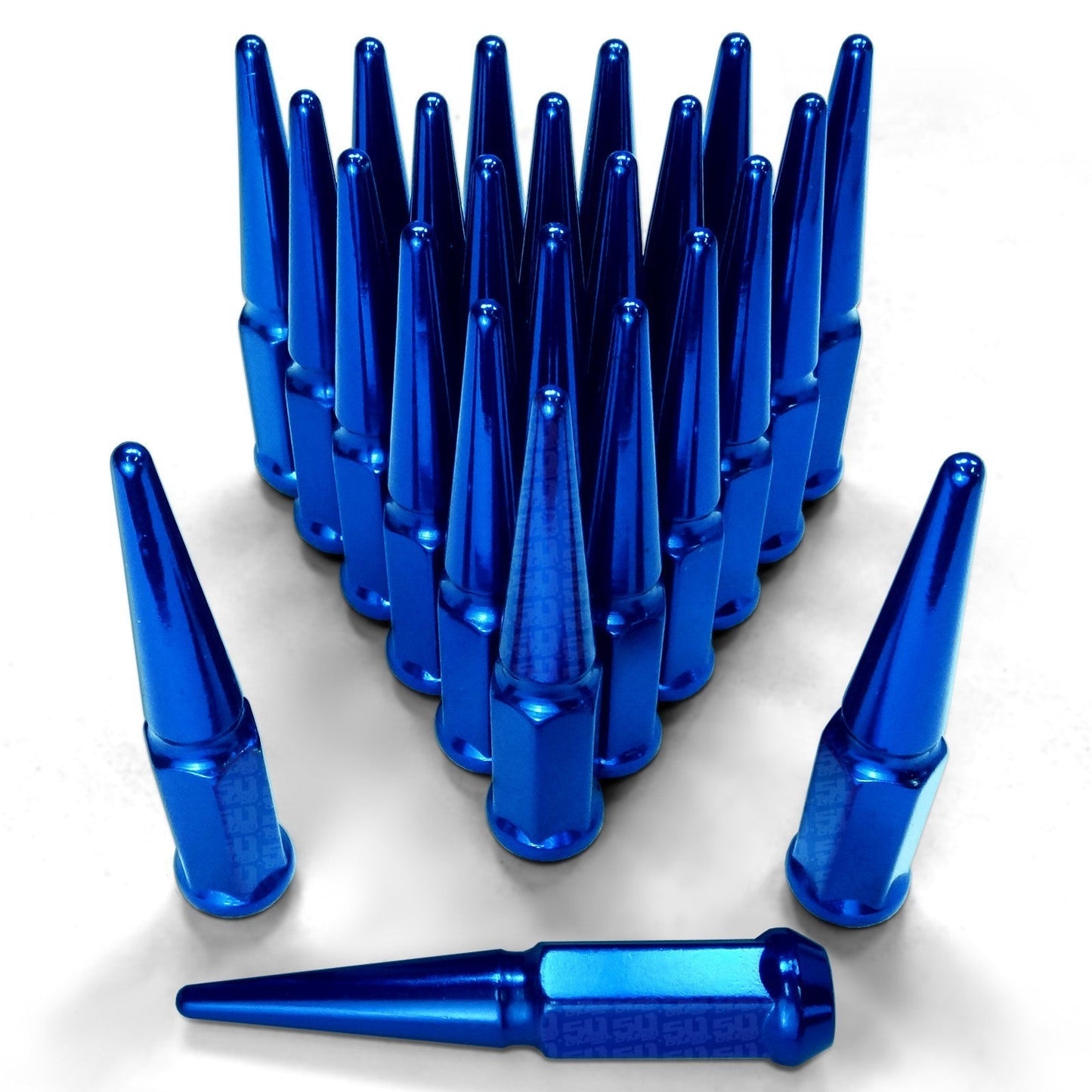 12x1.5mm Extended Spike Lug Nuts - 60 Degree Taper Seat
