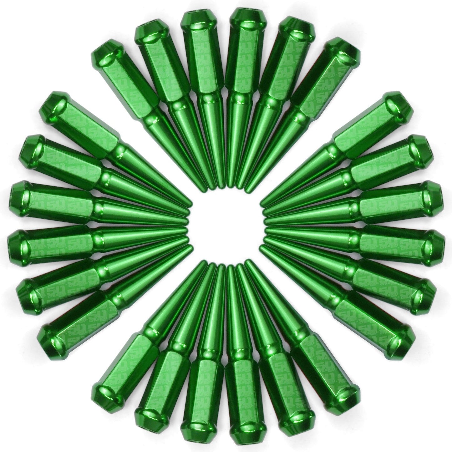 12x1.5mm Extended Spike Lug Nuts - 60 Degree Taper Seat