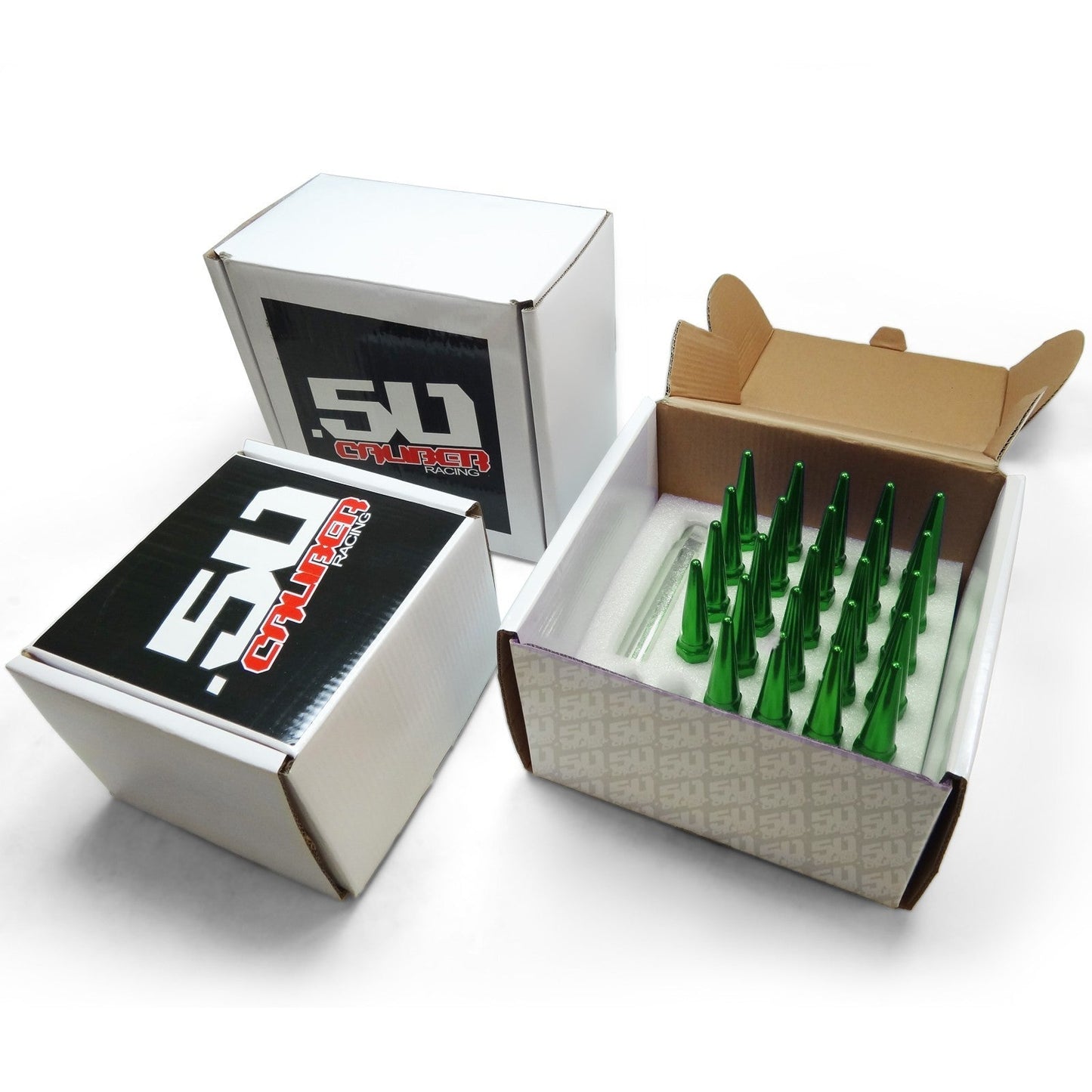 12x1.5mm Extended Spike Lug Nuts - 60 Degree Taper Seat