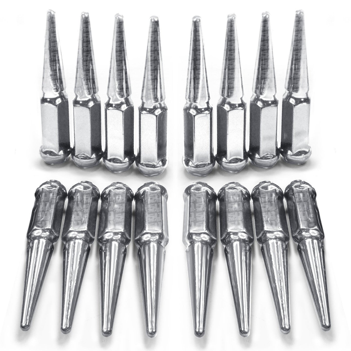 1/2 Inch Extended Spike Lug Nuts - 60 Degree Taper Seat